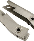 Jeep Wrangler YJ Rear Shackle Mount Frame Rust Repair Kit, Steel Pair for 1987-1995 Models, under rear body bracket reinforcement