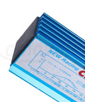 Close-up of GY6 High Performance Racing CDI Box for 50cc to 150cc Chinese Scooters with blue durable alloy build
