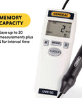 Dual Range UV A B Meter For UVA UVB Light Intensity 280 To 400 Nm Backlit LCD Display Memory Function close-up