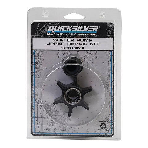 Water Pump Repair Kit For Mercury And Mariner Outboards And MerCruiser Drives, Complete Replacement, Heavy Duty, Fits Mercury And Mariner 2 Stroke Carbureted 65 To 150 HP And 75 To 115 HP, EFI DFI V6 135 To 225 HP, MerCruiser IR MR Alpha Drives