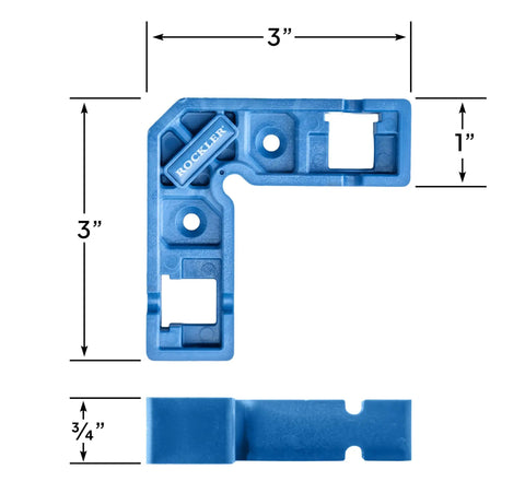 Clamp It Mini Assembly Squares 4 Pack For 90 Degree Corner Clamps In Woodworking with dimensions 3x3 inch and blue material