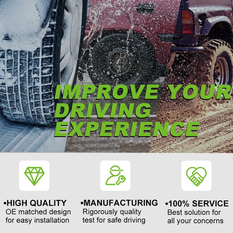 SCITOO front suspension kit banner; snow-covered tire and off-road vehicle with green text.