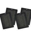 Replacement Filters For PUURVSAS HM669A And ROVACS RV60 Air Purifiers, 4-Pack H13 True HEPA Activated Carbon shown in black