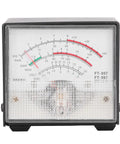 Front view of All In One SWR Power Meter For Your CB Rig Antennas With Standing Wave Readout, Easy Car Install, Shows SWR ALC Modulation And Power Voltage, Works Sweet With Ham Radios Like FT857 FT897.