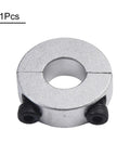 Heavy Duty Anodized Aluminum Double Split Shaft Collar Clamp For 13mm To 30mm Shafts on white background
