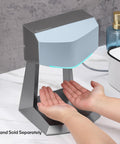 Hands being dried under a Lightning Fast Hand Dryer For Home And Commercial Bathrooms, Touchless Operation, Energy Saver Mode model.