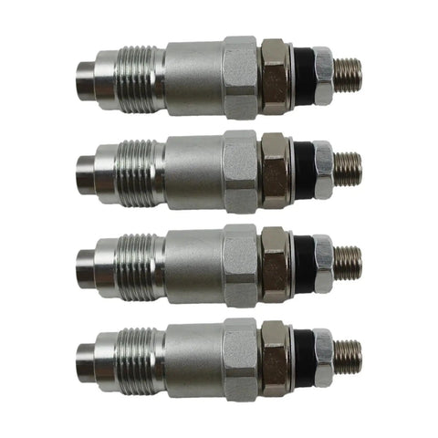 Toyota Dyna 200 Engine 3B Fuel Injectors 4 Piece Set Replacement Parts 093500-2480 23600-56020 Save Gas Boost MPG Smooth Idle Balanced Fuel Delivery Lower Emissions; four metal injectors