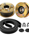 TimeMaster 30 Inch Mower Idler Pulley And Belt Kit With 2 3/4 Inch Pulley 1 Inch Height 1.4 Inch OD Hole 44 Inch Belt 3/4 Inch Wide
