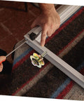 Installing 50mm industrial sliding door roller with U type track wheel for shower doors, showing hardware and alignment process.