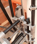 Close-up of Portable Lock Mortiser Machine For Wooden Doors Pro Grade On Site And Workshop Use 1100W Delivers Precise Fast And Clean Lock Mortising For Easy Door Installations.