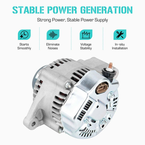 Rugged 3.4L Alternator Replacement for 1999-2002 4Runner, 2000-2004 Tacoma, 2000-2002 Tundra Pickup with stable power features