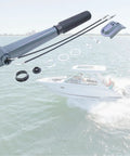 Steering Tiller Handle Assembly With Cable For 25HP And 30HP Outboard Motors Throttle Control Replacement Part 69P-W0084-01-4D