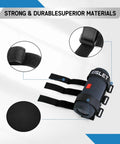 Rugged UTV Speaker Mount for JBL Charge 5 6 and Flip 5 6 with non-slip strap and easy clamp, showing durable materials.