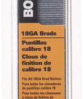 18 Gauge Brad Nails 1 Inch Coated Finish Pack Of 1000 Per Box For Use In BT200K2 Industrial Brad Nailer, Boss Level Hold