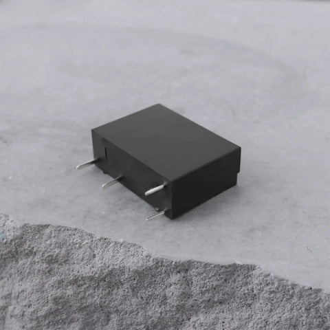 12V DC Relay Module With SPST NO Contact, 5A 250V AC Load Switching, G5NB 1A E 12VDC Version on concrete surface