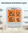 Longest Range Wireless Indoor Outdoor Thermometer With Sensor And Humidity Monitor 1000 Ft RF Tech For Real Time Temperature And Humidity Readings Easy Setup No Fuss Monitoring Crystal Clear Readings digital display in bedroom