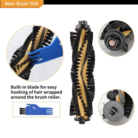 Replacement Parts Kit For Deebot N79 N79S N79W DN622 500 Yeedi K600 K700 Robotic Vacuum Cleaner Accessories main brush detail