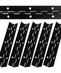 Heavy Duty Iron Piano Hinges Set, 6 Inch Continuous Door Hinges For Cabinets, Boats, And Marine Use, Built To Last