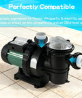 Beefy High Temperature PVC Unions 2 Inch MIP To 2 Inch Slip Fittings installed on pump by pool