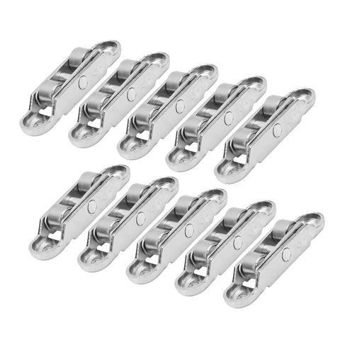 Heavy Duty Double Pulley For Sliding Doors And Windows Quiet Glide Roller Wheels Built Tough No More Squeaky Tracks Smooth As Butter. Set of ten metal pulleys.