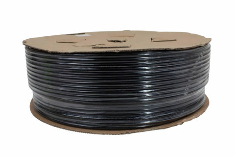 Three Eighths Inch Black Nylon Air Brake Tubing DOT Compliant SAE J844 500 Foot Length on reel