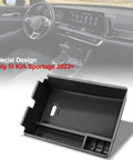 Kia Sportage Center Console Organizer Armrest Tray Insert Black For NQ5 2023 2024 2025 2026 Custom Fit Car Interior Storage Box in vehicle