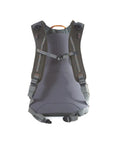 Back view of Ridgeline Fly Fishing Backpack For Real Anglers, showcasing foam shoulders and sternum strap features.
