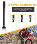Adjustable Dirt Bike Kickstand With Three Level Height And 15mm Per Level Tilt For Beta RR 2T And XTrainer 250 2013-2024
