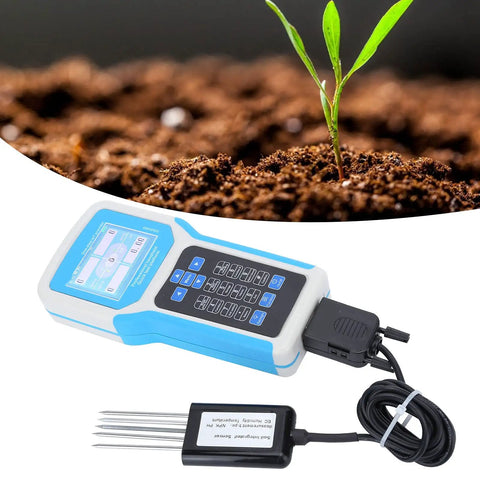 Handheld 240V Soil Tester NPK Nitrogen Phosphorus Potassium Detector For Soil Test Kits Accurate Readings Plug And Play