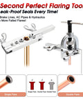 Brake Line Kit With Pro Grade Deburring Tools For Cars And Trucks 25 Ft Copper Steel Tubing Set and flare tools shown