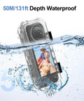 Waterproof Invisible Dive Case For Insta360 X4 Underwater Camera Housing 50m 164ft Clear Shell with bracket accessories displayed.