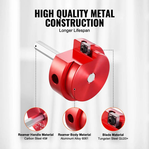 2 Inch Drill Mount Pipe Reamer Tool For Quick PVC And ABS Cleanup Knocks Out Stubborn Solvent Cement And Rough Burrs Fast Tough Aluminum Alloy Body Smashes Through Drain And Vent Line Jobs No Sweat At All