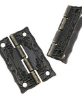 Bronze Antique Miniature Hinge Set For Craft Projects Six Pack Tiny Hinges For Decorating Retro Style Wooden Boxes Gift Boxes