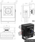 5MP Fisheye USB Camera With 200 Degree Ultra Wide Angle And Low Light Performance, IMX335 Sensor For Machine Vision