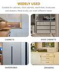 Image showing various furniture uses for Vintage Floral Cabinet Knobs 1.38 Inch Brass Retro Flower Drawer Pulls Handles Set Of 2