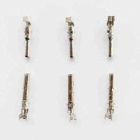 Tin plated copper contacts from 100 Piece Solar Panel Connector Kit IP67 Waterproof Male And Female Connectors