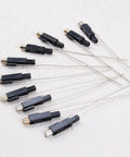 10Pcs Piezoelectric Igniter Kit With Copper Cap Wires For Gas Fireplaces Water Heaters And Stoves arranged on white surface