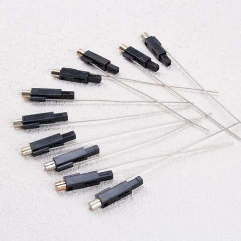 10Pcs Piezoelectric Igniter Kit With Copper Cap Wires For Gas Fireplaces Water Heaters And Stoves arranged on white surface