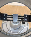 Multi Purpose Work Center With Self Centering Jaws 9 Inch Opening built tough heavy duty base viewed from the top angle