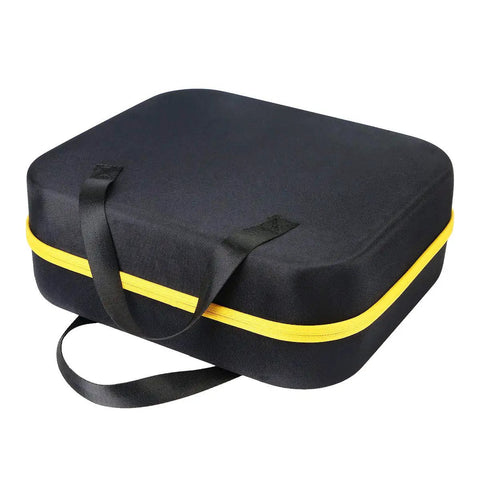 Hard Travel Case Replacement For Dewalt DCC020IB 20V Max Cordless Tire Inflator With Rugged EVA Shell, black case with yellow zipper