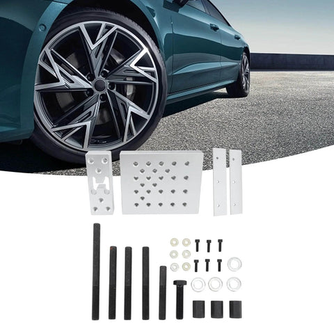 Drill Press Support Plate Set For 30 Ton Car Wheel Hub Bearing Bushing Repair And Installation Heavy Duty Adjustable Base Plate Tool For Pressing And Removing Bearings with car wheel backdrop