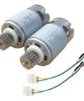 Two Pack 24V 40000RPM 19T Electric Motors For Power Wheels Upgrade High Speed Drive Engines with connectors