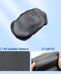 Mazda CX 30 Center Console Cover Leather Armrest Protector Waterproof And Anti Scratch Black Carbon Fiber Finish for 2020 to 2026
