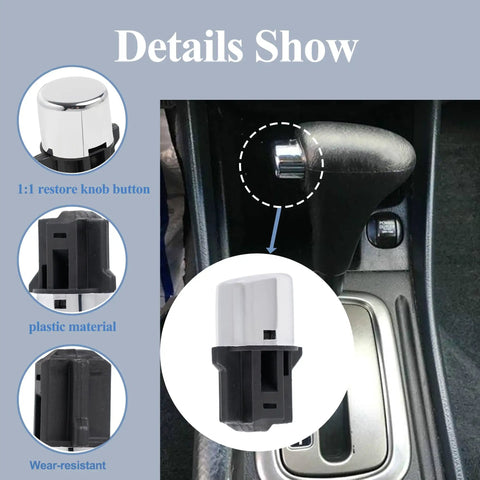 Shift Knob Button Repair Kit With Spring For Honda Accord 2003 2004 2005 2006 Gear Shift Button Replacement in center console