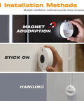 Installation methods for Motion Sensor Night Light With Auto On Off, No Fuss Cool White LED Path Light for kitchen and bedroom.