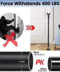 Three In One Sliding Door Security Bar 3 Pack Adjustable From 20.5 To 51.8 Inches With Removable Catches, installed view