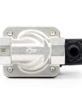 1/2 Inch Stainless Steel Solenoid Valve, 110V AC Normally Closed Electric Valve with Viton Seal, top view, corrosion-resistant