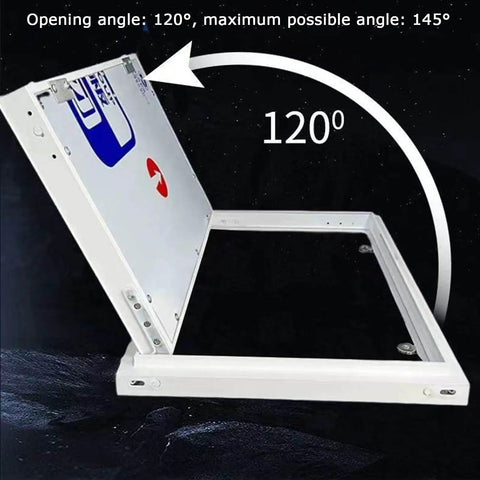 Heavy Duty Aluminum Drywall Access Panel With Flush Mount Hidden Inspection Door, Seamless Gypsum Cover for easy angle access