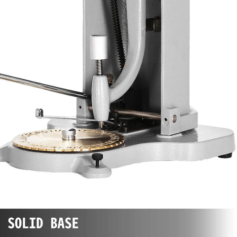 Side view of Inside Ring Engraver With Double Sided Dial Stamper For 1.5mm To 2.0mm Letters Inner Ring Engraving Tool showing dial and solid base.