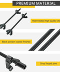 14 Inch Coil Spring Compressor And Strut Tool Set for Auto Suspension with black powder coated finish and drop forged jaws
